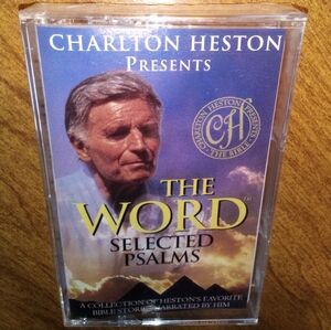Charlton Heston Presents The Word Selected Psalms 1999 Cassette Sealed